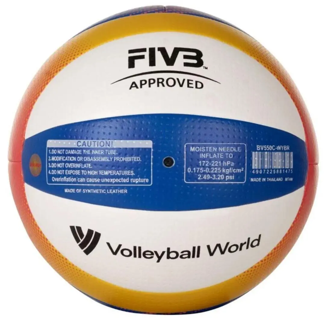 Minge pentru volei Mikasa Beach Pro BV550C (Blue/White)