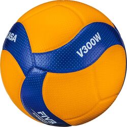 Minge pentru volei Mikasa V300W (Blue/Yellow) Thumb