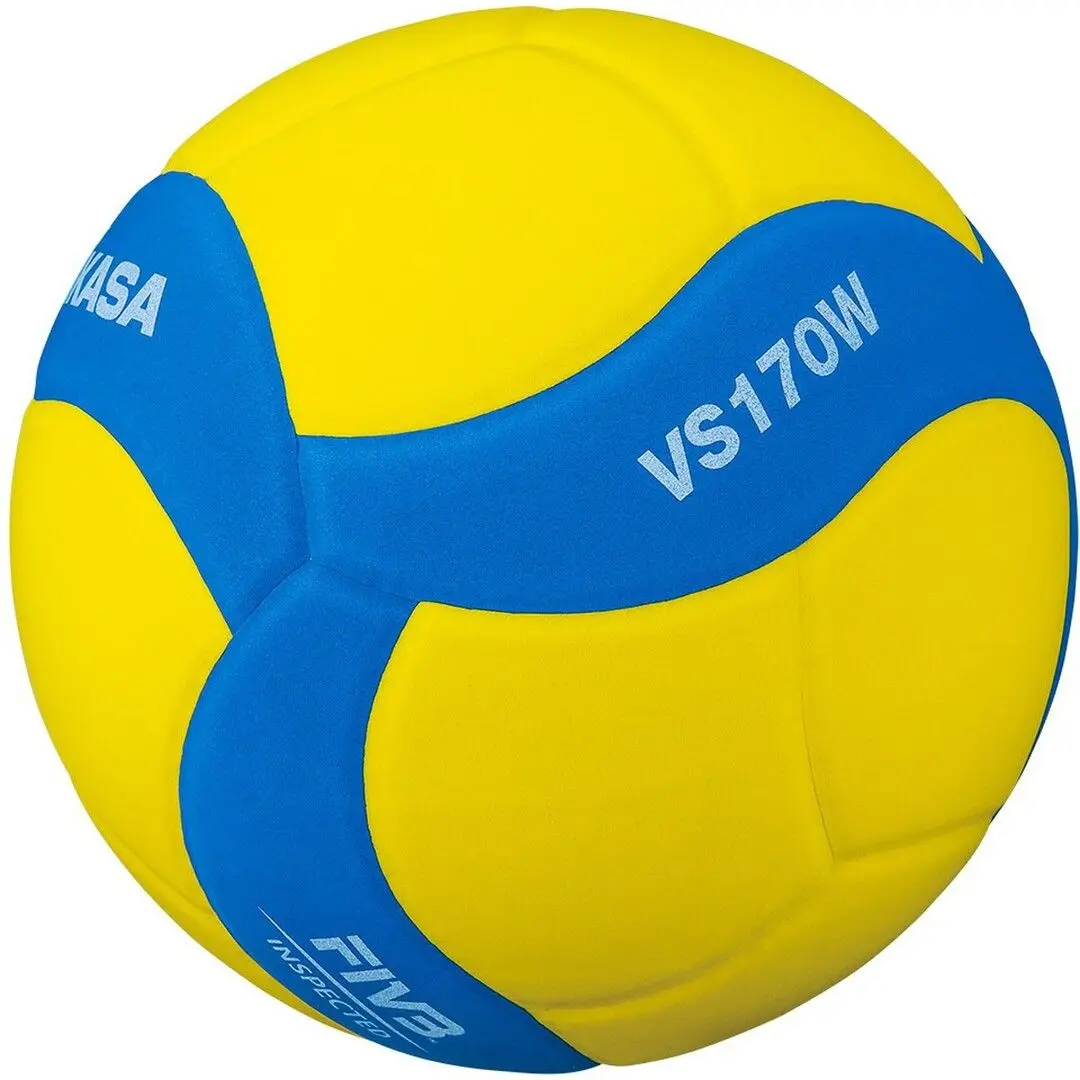 Minge pentru volei Mikasa VS170W Kids (Yellow/Blue)