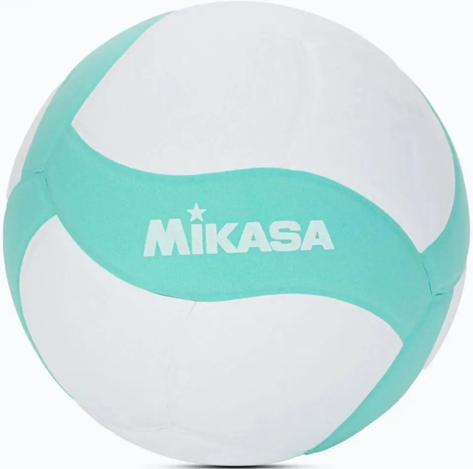 Minge pentru volei Mikasa VS210W Kids MiniI R.4 (White/Green)