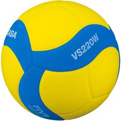Minge pentru volei Mikasa VS220W (Yellow/Blue) Thumb