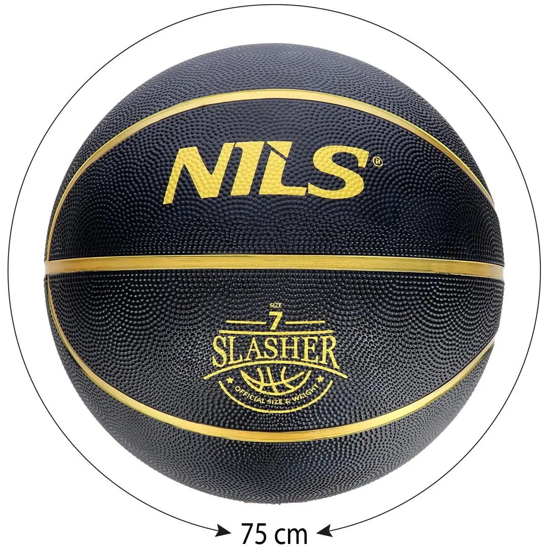 Мяч баскетбольный Nils Slasher NPK270 (Black)