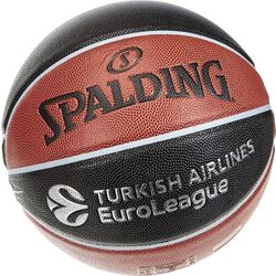 Minge de baschet Spalding Euroleague TF-500 77101Z (Black/Orange) Thumb