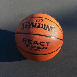 Minge de baschet Spalding React TF-250 R.5 (Orange) Thumb