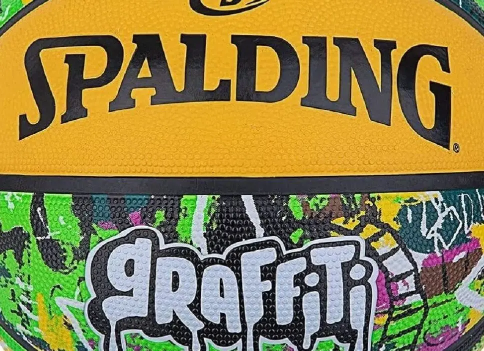 Minge baschet Spalding Graffiti R.7 (Green/Yellow) - 3