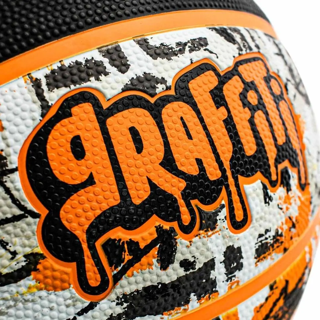 Minge baschet Spalding Graffiti R.7 (Orange/Black) - 3