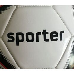 Minge de fotbal Sporter MFP-21106 (White/Red) Thumb