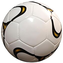 Minge de fotbal Sportica Shooter (White/Black) Thumb