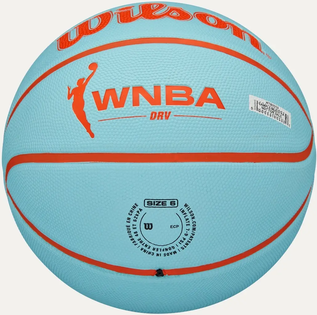 Minge de baschet Wilson WNBA DRV WZ30066 R.6 (Aqua/Orange) - 4