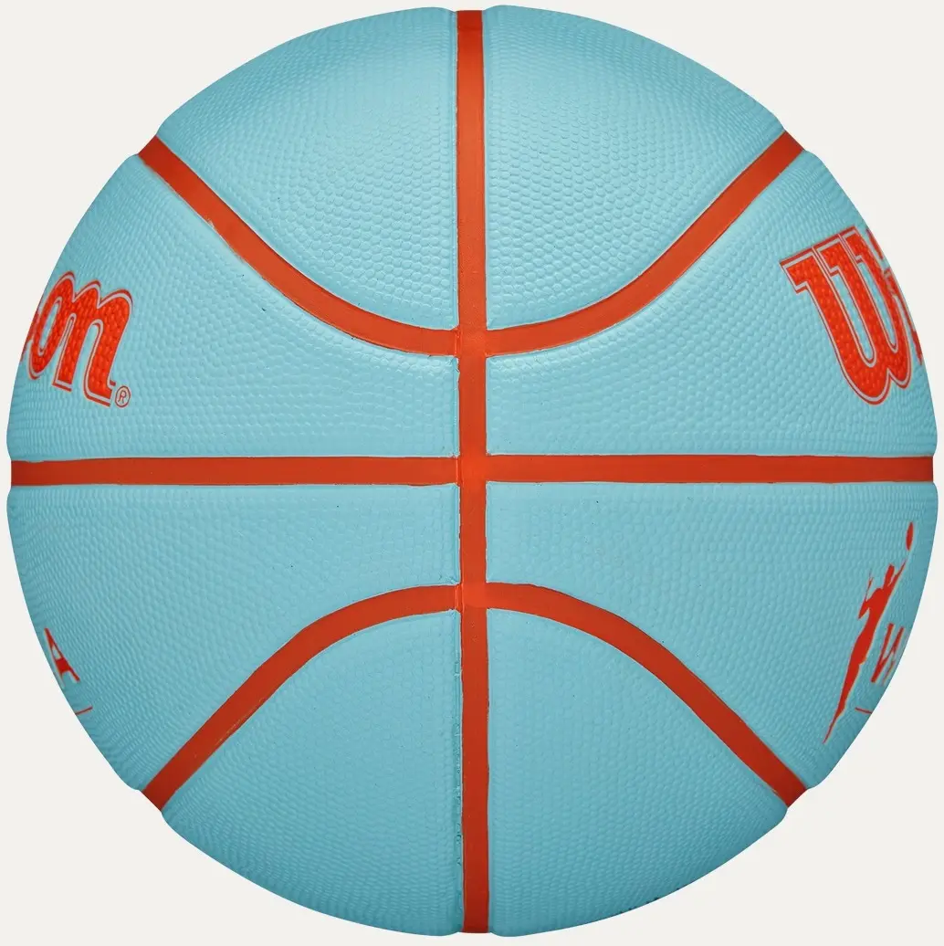Minge de baschet Wilson WNBA DRV WZ30066 R.6 (Aqua/Orange) - 5