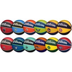 Мяч баскетбольный Wilson WNBA Tribute R.6 (Royal/Los Angeles Sparks) Thumb