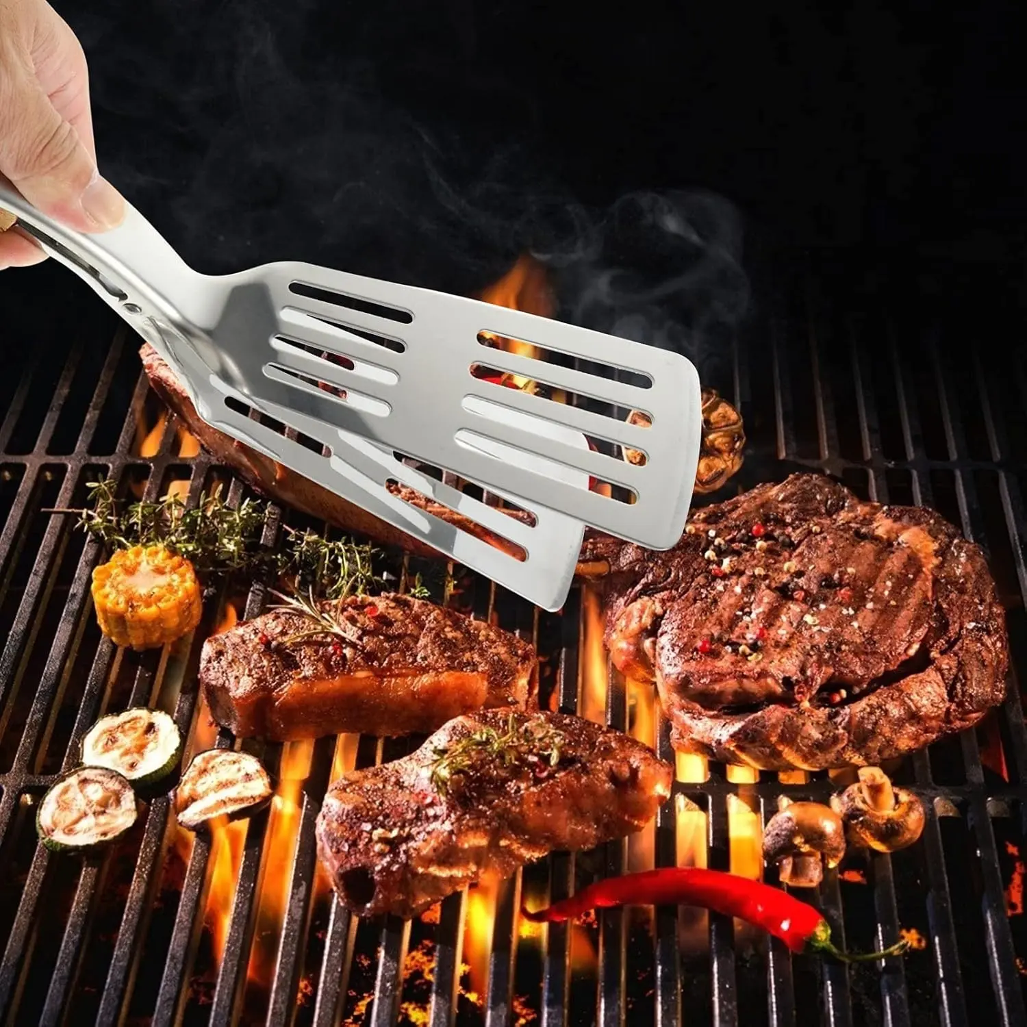 Spatula-cleste 2in1 BBQ 53906 (Inox/Wood) - 5