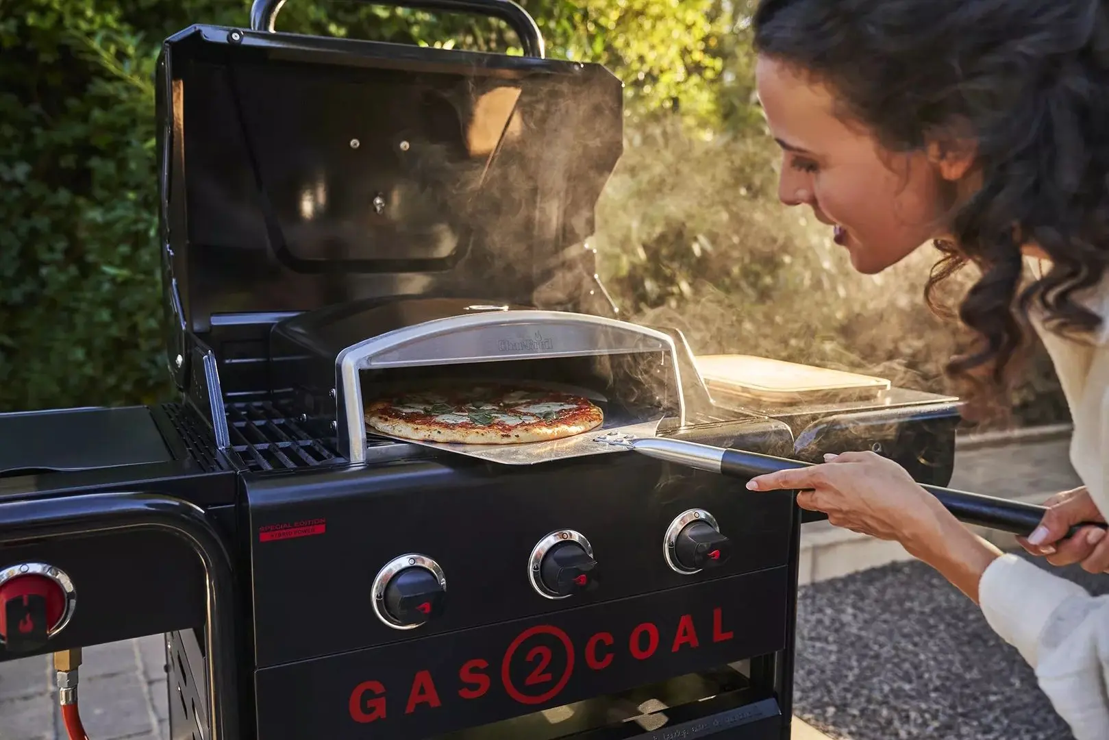 Подставка для пиццы Char-Broil 140126 (Black/Inox) - 5