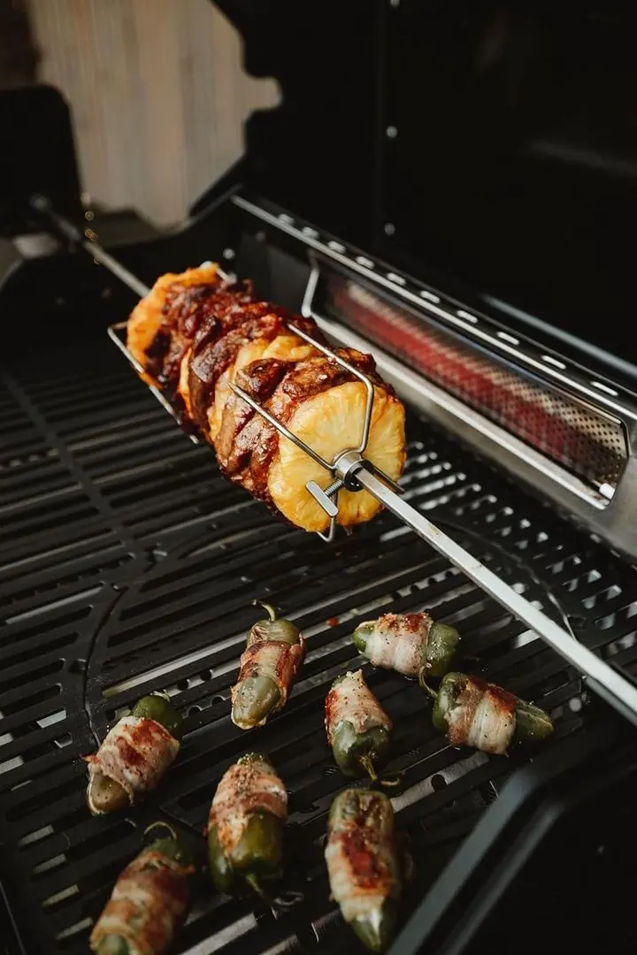 Rotișor electric pentru grătar Enders Pro 7908 (Black/Silver)