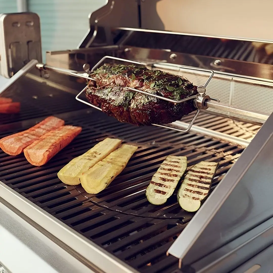 Rotișor electric pentru grătar Enders Kansas Pro 3 (Black/Silver) - 2