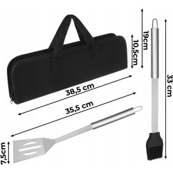 Set pentru gratar Kaminer 27178 (Inox) Thumb