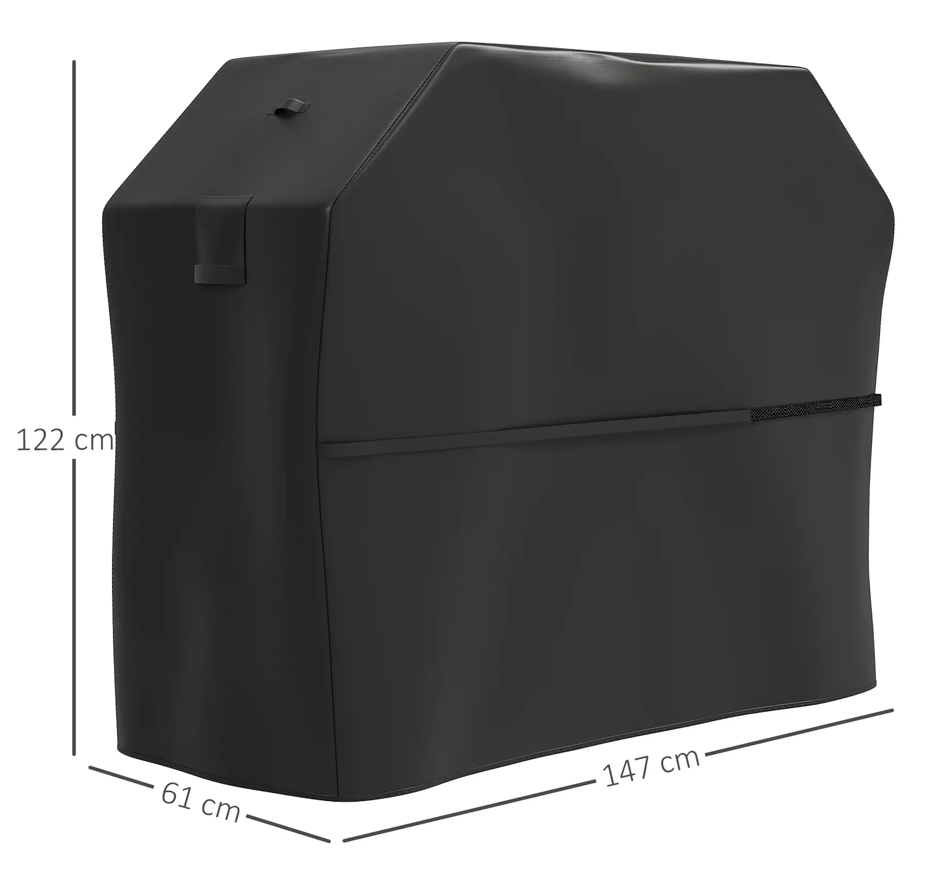 Husa pentru gratar Outsunny 84G-845V00BK (Black) - 3