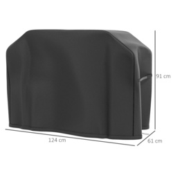 Husa pentru gratar Outsunny 84G-465V00BK (Black) Thumb