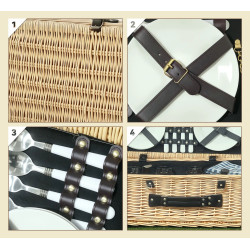 Cos de picnic Outsunny A20-487V00ND (Natural) Thumb