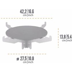 Гриль планча Petromax Rocket Stove Griddle Plate (Black) Thumb