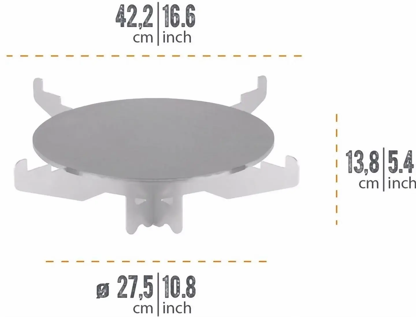 Гриль планча Petromax Rocket Stove Griddle Plate (Black)