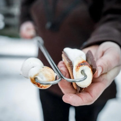 Set pentru gratar Petromax Campfire Skewe ls1 (Inox/Wood) Thumb