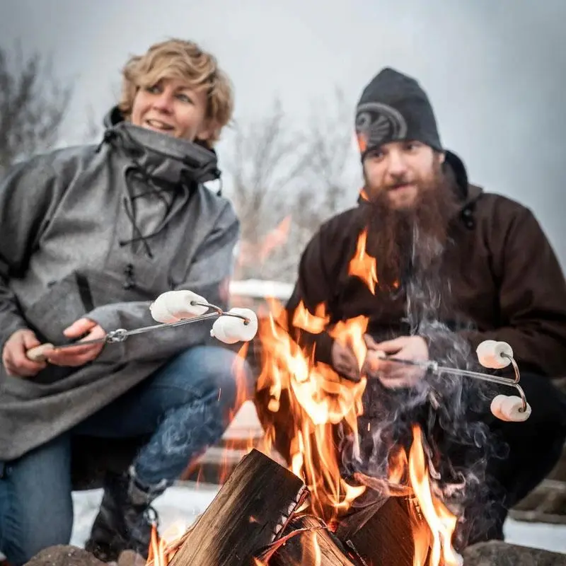 Set pentru gratar Petromax Campfire Skewe ls1 (Inox/Wood)