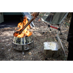 Cleste pentru gratar Petromax ZA2 (Inox/Wood) Thumb