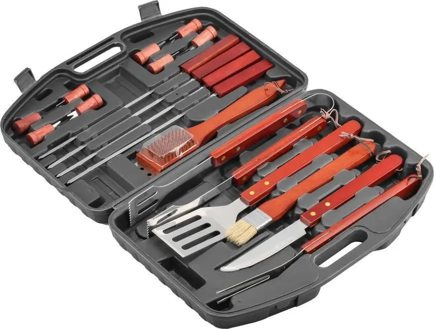 Set pentru gratar Strend Pro 2212833 (Inox/Light Brown)