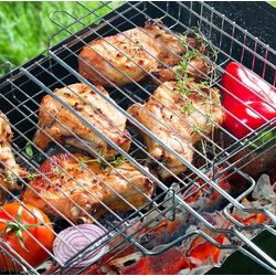 Plasa pentru gratar Vaggan 27871 31x26x6cm (Black) Thumb