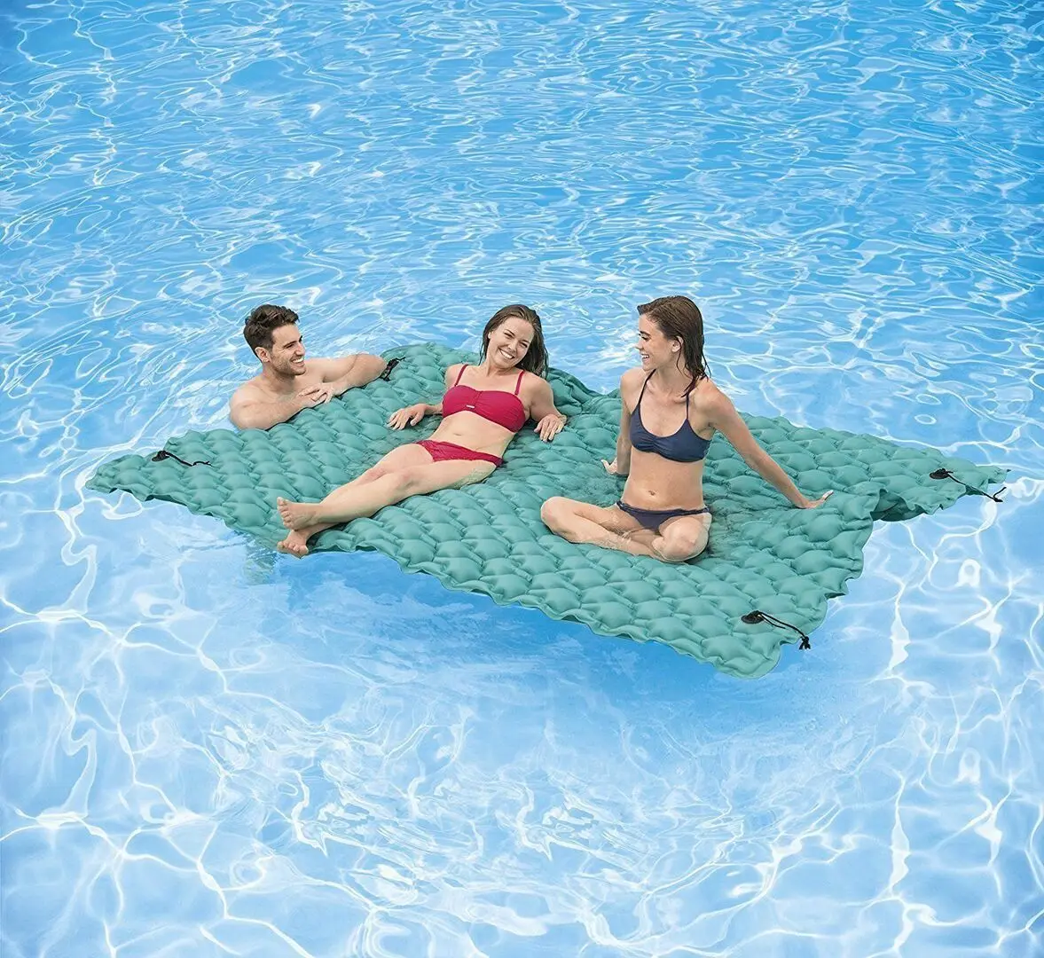 Надувной матрас Intex Giant Floating Mat 56841 (Blue) - 3