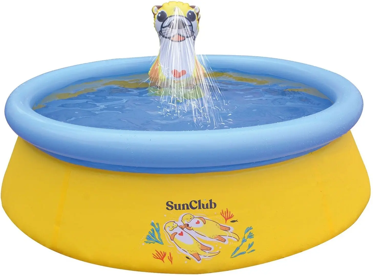 Детский надувной бассейн SunClub 12011 (Yellow/Blue) - 2