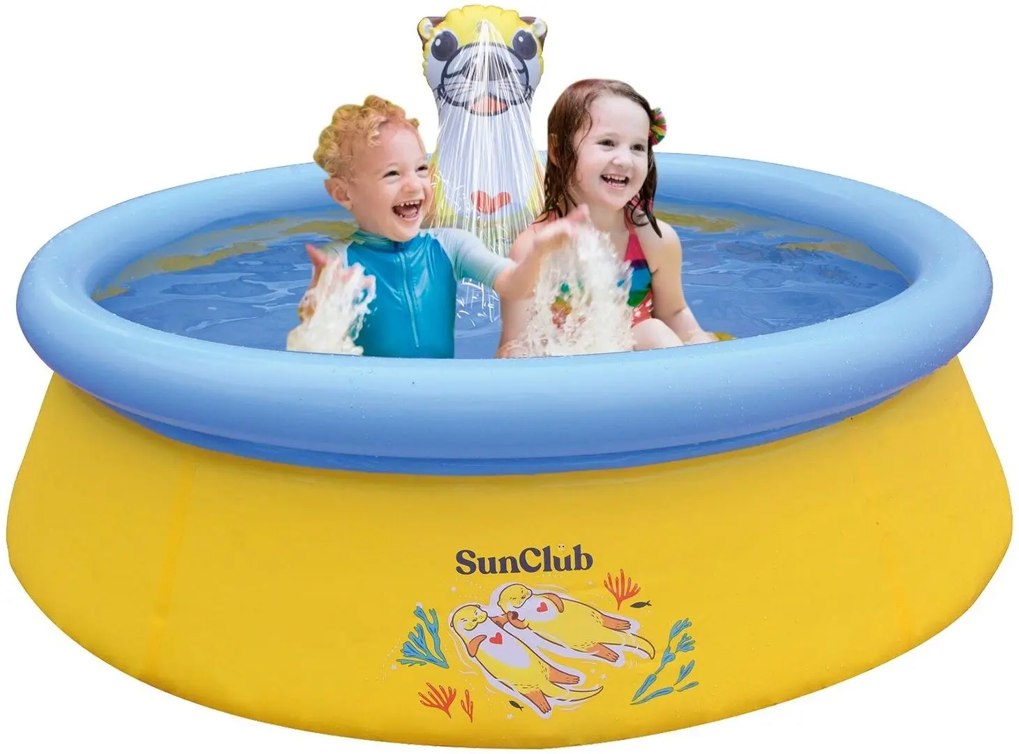 Детский надувной бассейн SunClub 12011 (Yellow/Blue) - 3
