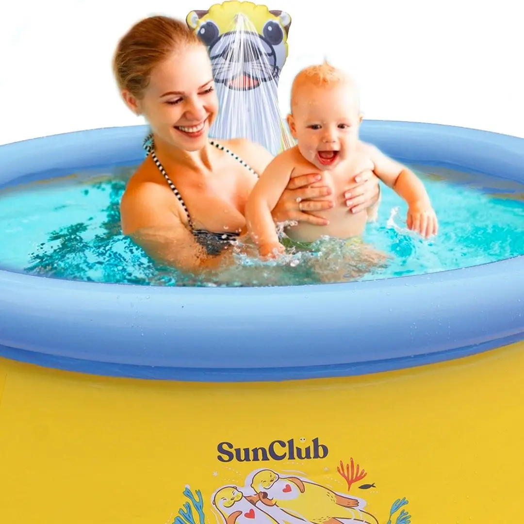 Детский надувной бассейн SunClub 12011 (Yellow/Blue) - 4