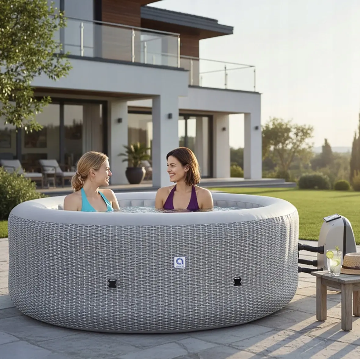 Надувной СПА джакузи Avenli 17286EUV21 (Grey) - 9