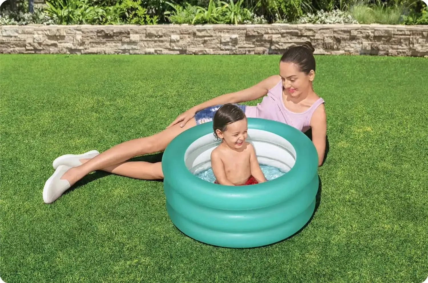 Детский надувной бассейн Bestway 51033 (Turquoise) - 3