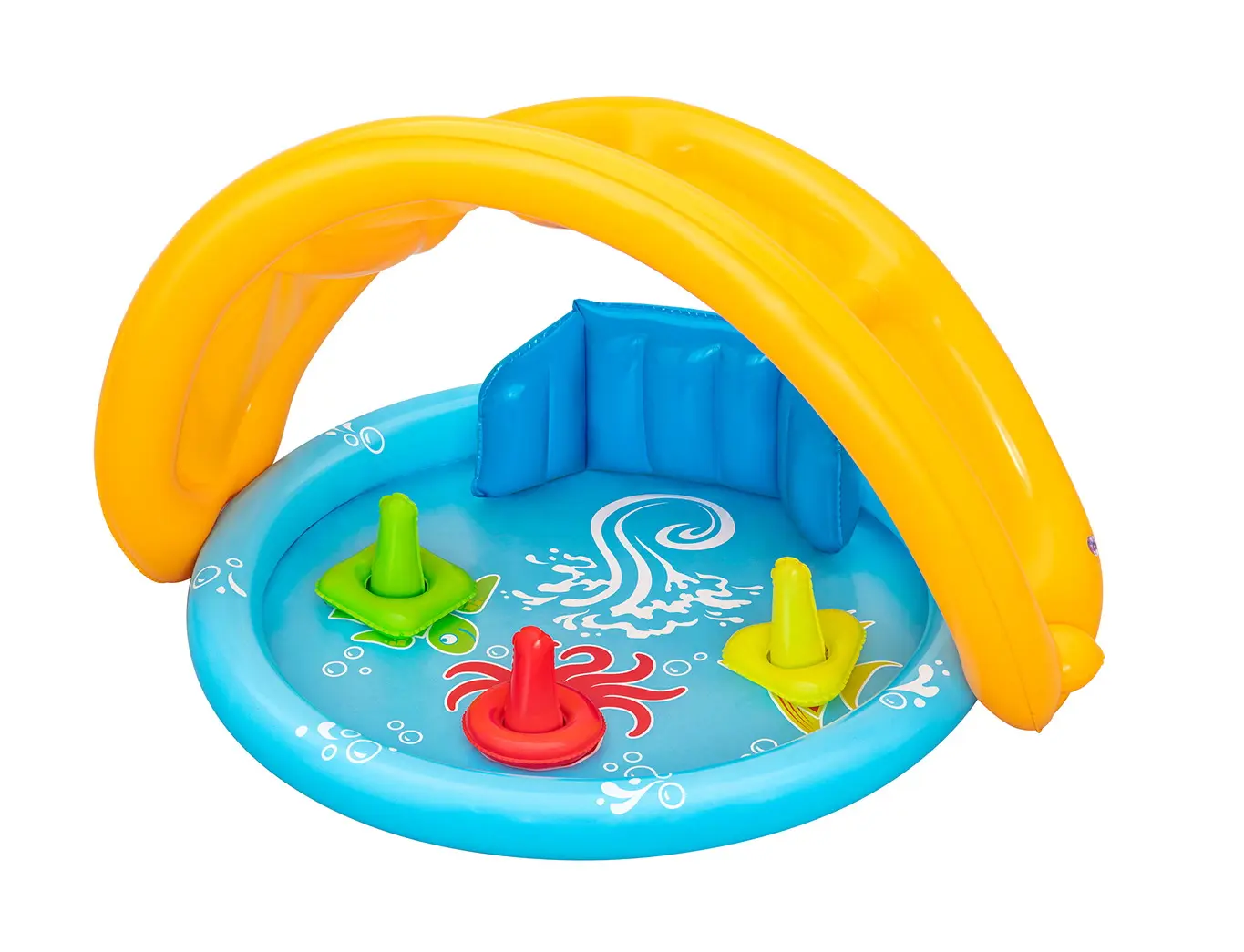 Детский надувной бассейн Bestway 52568BW (BlueYellow)