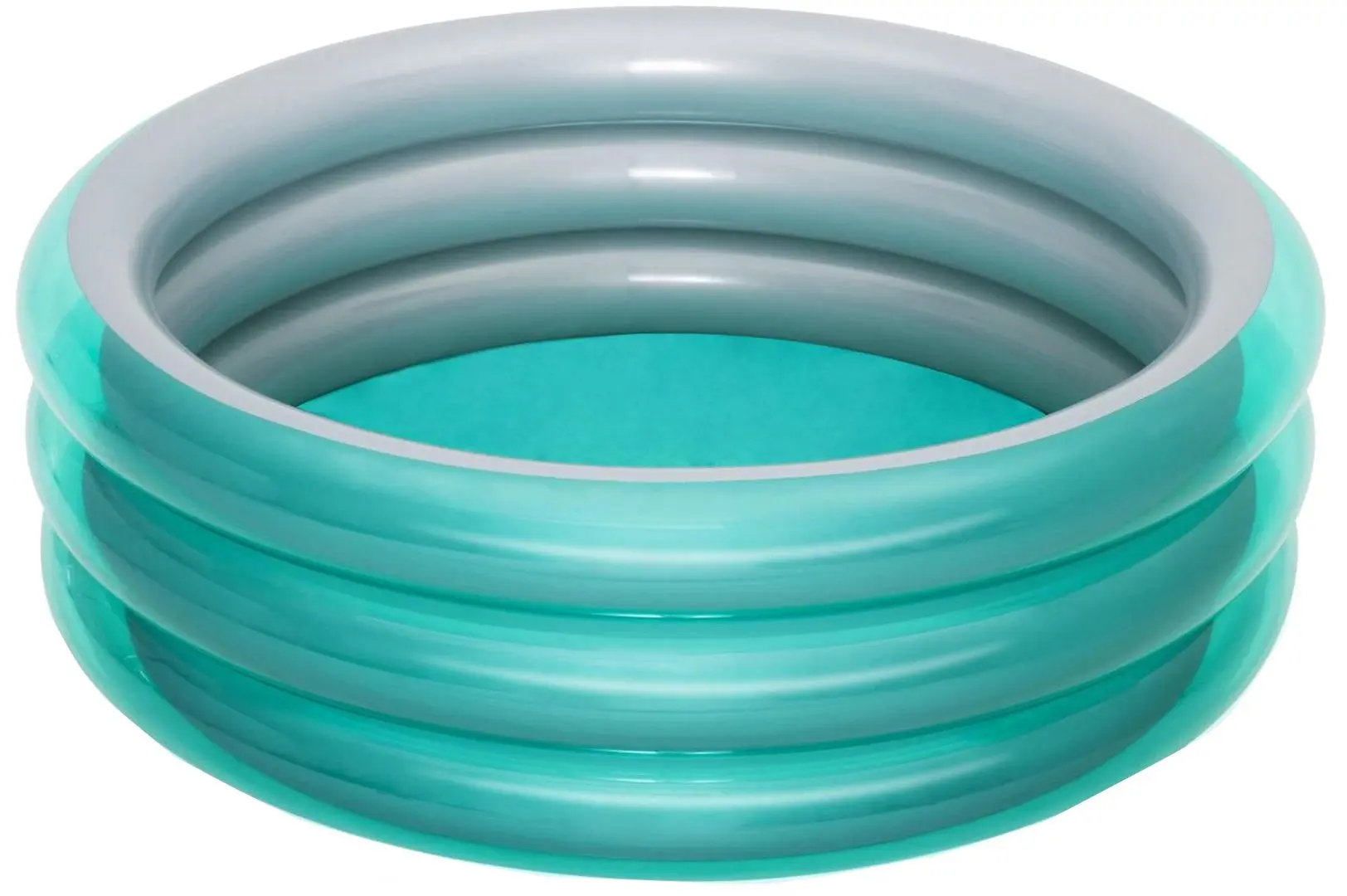 Детский надувной бассейн Bestway Metallic 51042BW (Turquoise/Grey)