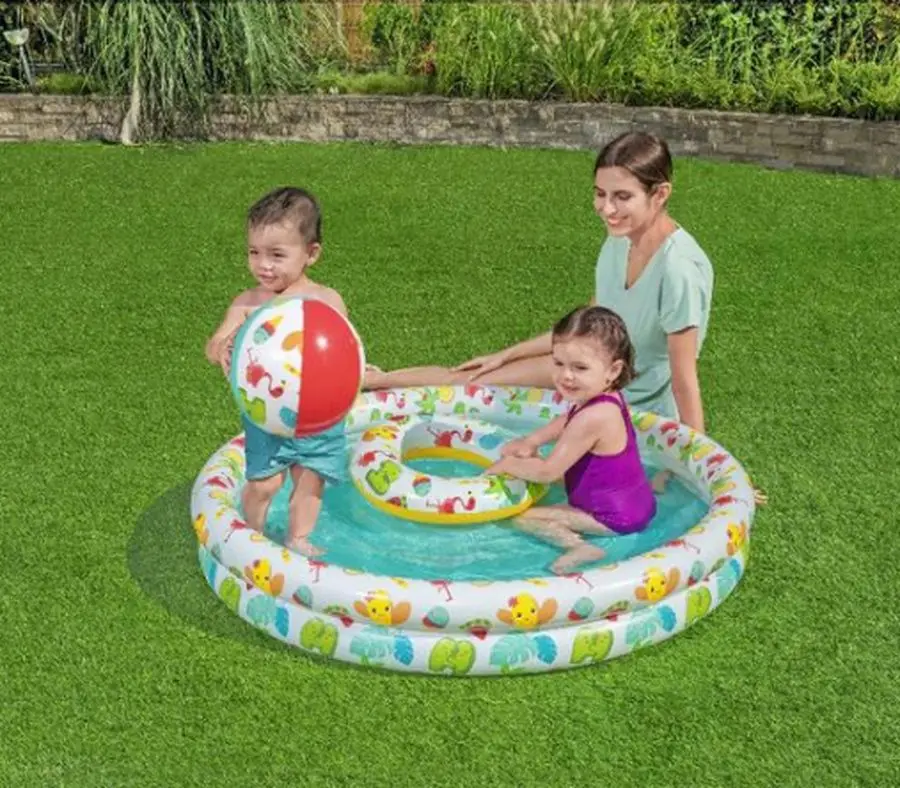 Piscina gonflabila pentru copii Bestway Play Pool Set 51124 (Multicolour)