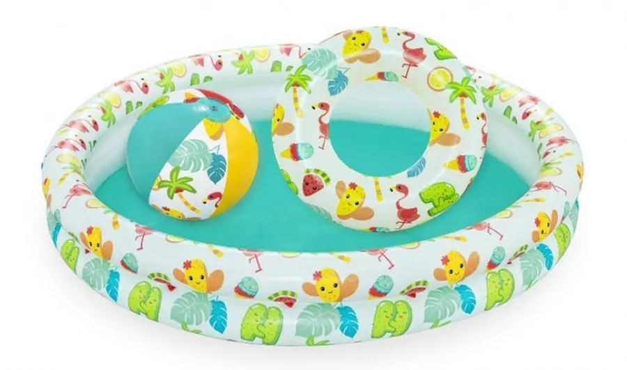 Piscina gonflabila pentru copii Bestway Play Pool Set 51124 (Multicolour)
