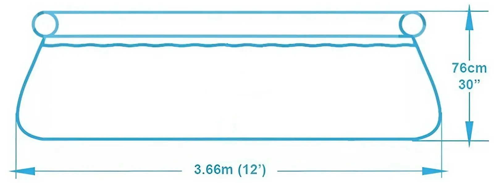 Piscina gonflabila Bestway Fast Set 57273 (Blue/White)