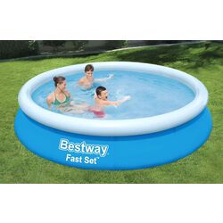 Piscina gonflabila Bestway Fast Set 57274 (Blue/White) Thumb