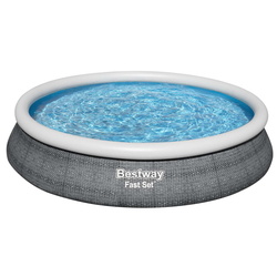 Надувной бассейн Bestway Fast Set 57313 (Grey) Thumb