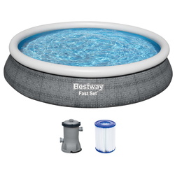 Piscina gonflabila Bestway Fast Set 57313 (Grey)