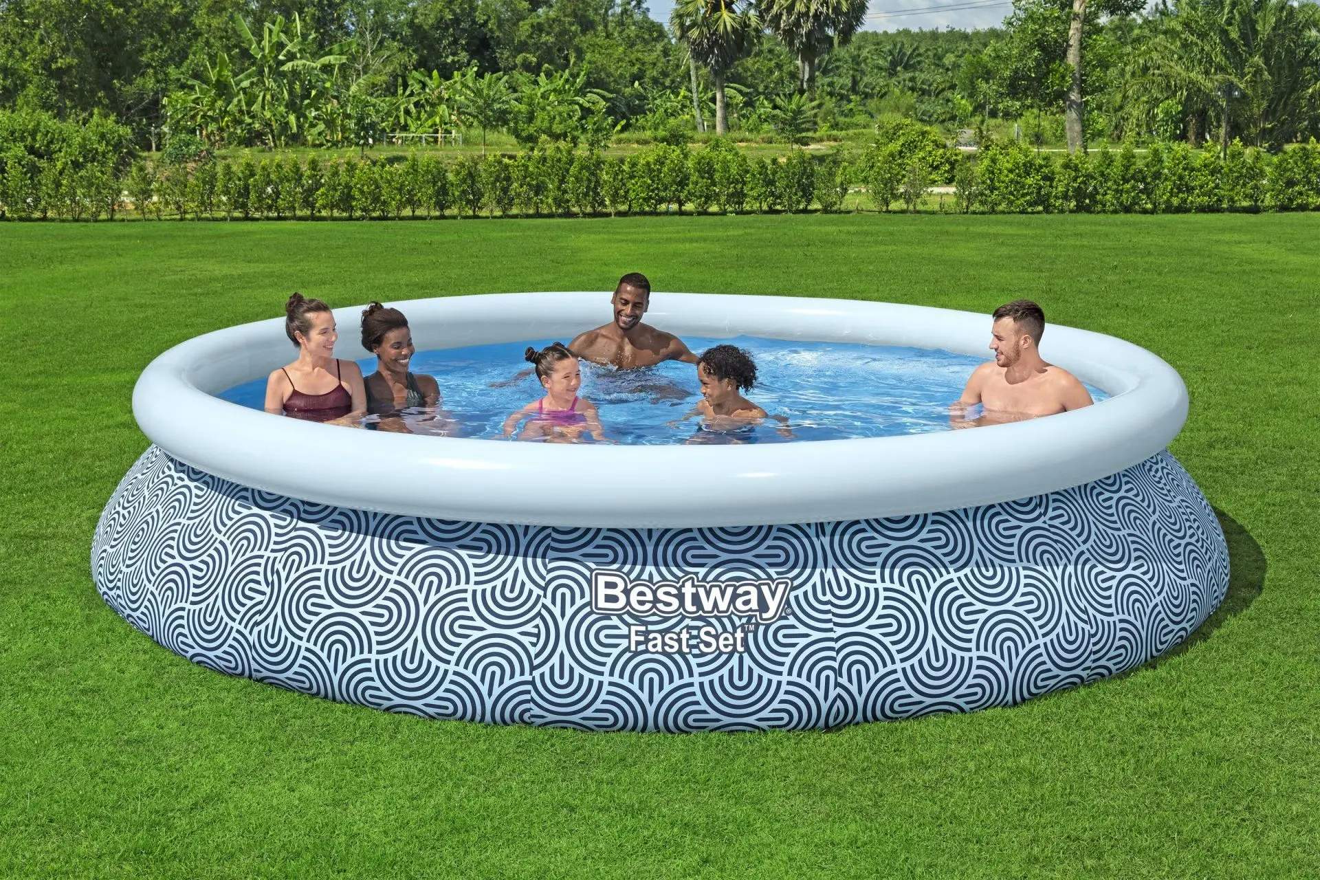 Piscina gonflabila Bestway Fast Set 57376BW