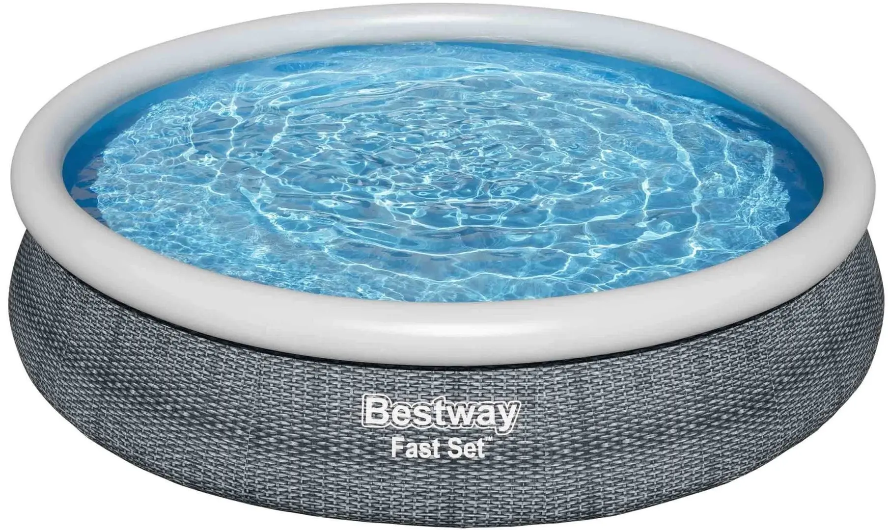 Piscina gonflabila Bestway Fast Set 57443 BW (Grey)