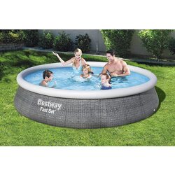 Piscina gonflabila Bestway Fast Set 57445 BW (Grey) Thumb