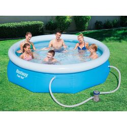 Piscina gonflabila Bestway Fast Set 57456 BW (Blue) Thumb