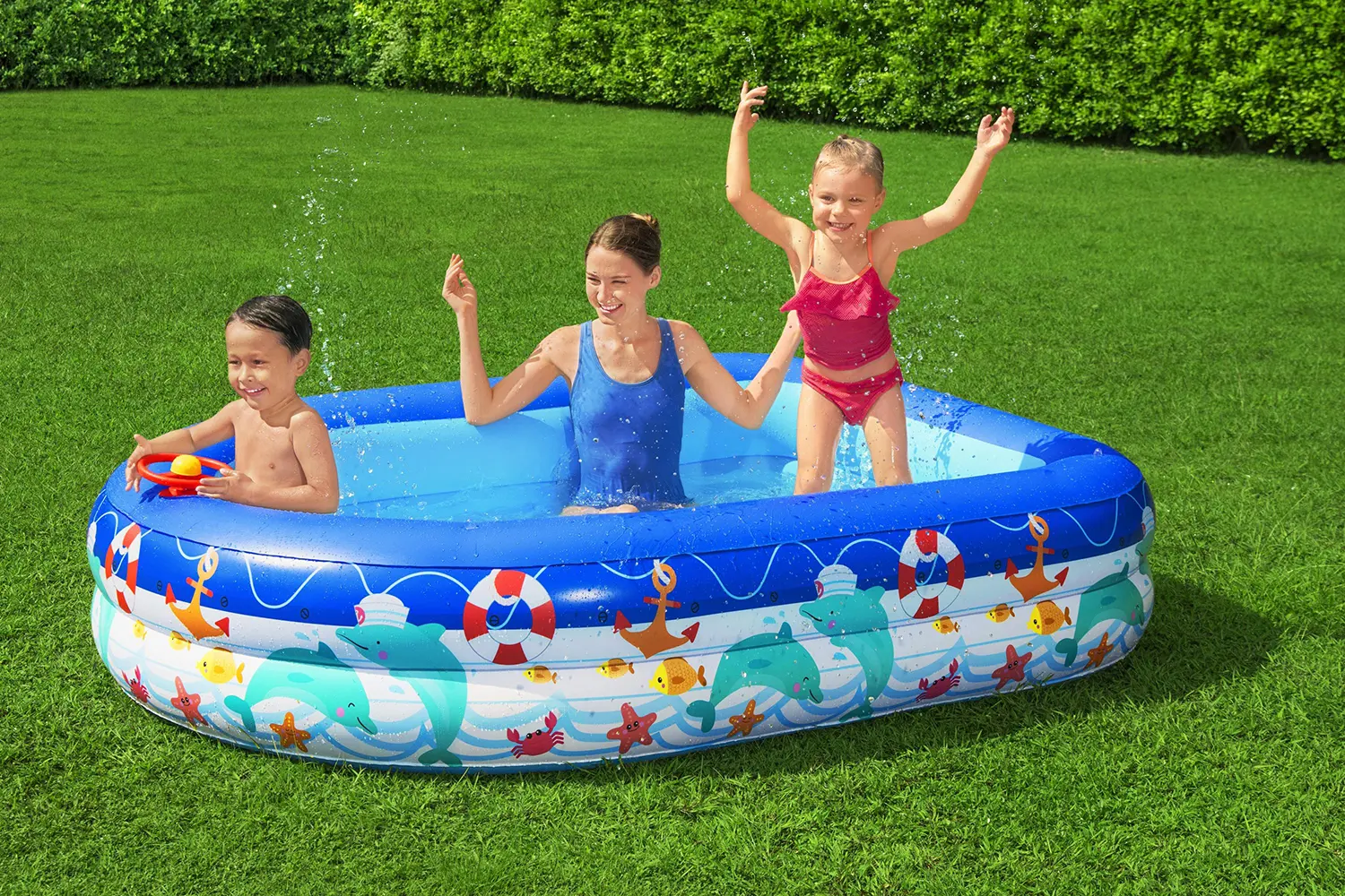 Piscina gonflabila Bestway Sea Captain 54370 (Blue)