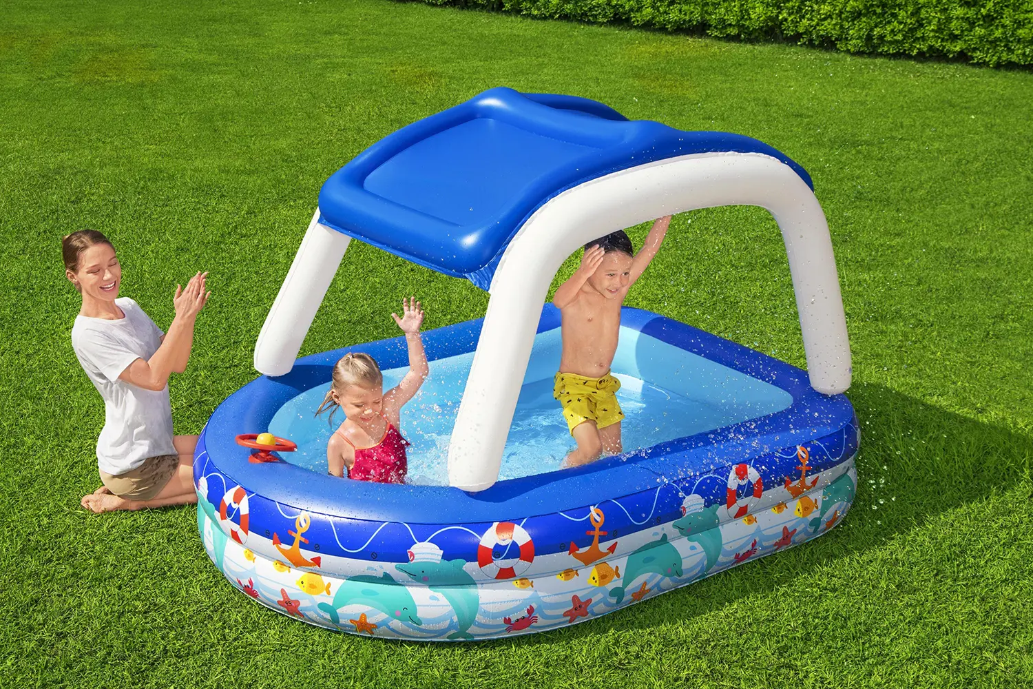 Piscina gonflabila Bestway Sea Captain 54370 (Blue)